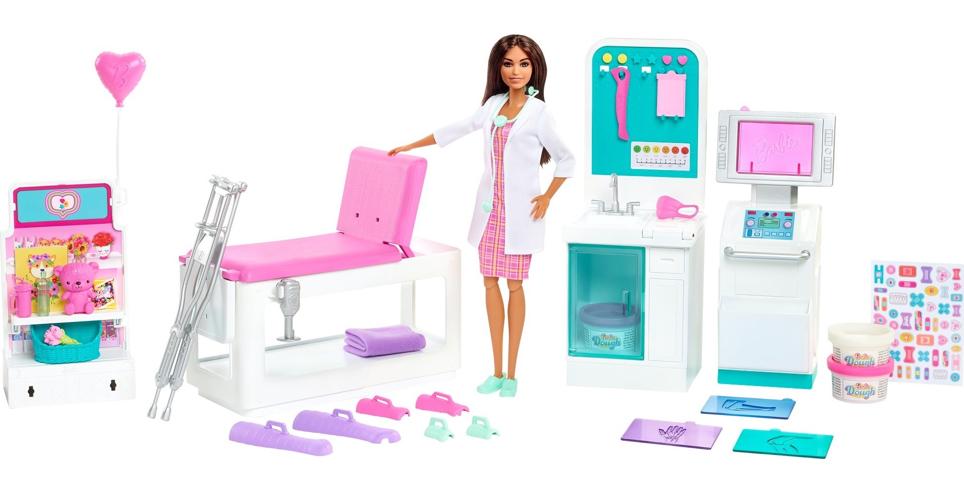 Doctor Barbie with hospital playset
