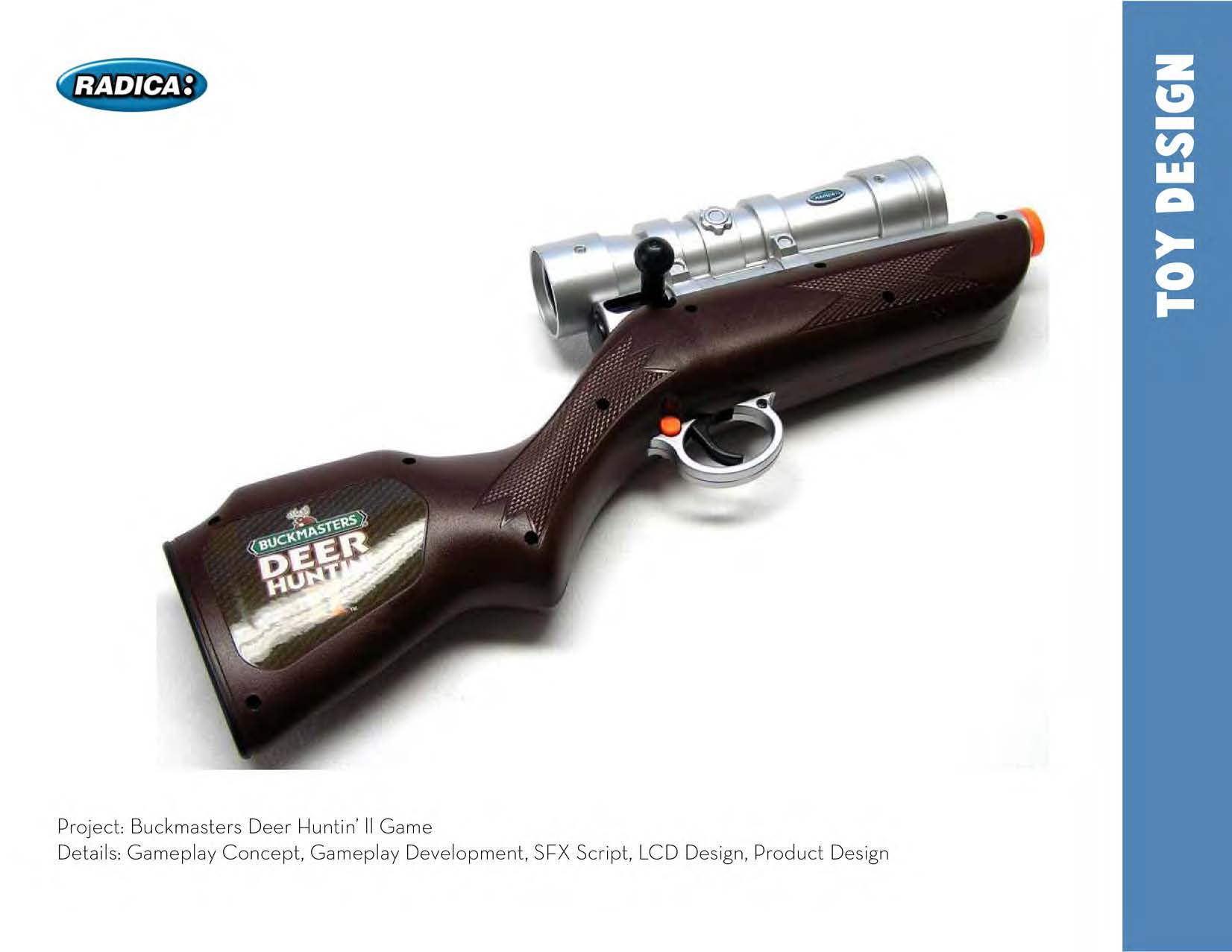 Buckmaster Deer Huntin' Electronic Handheld Action Gun 